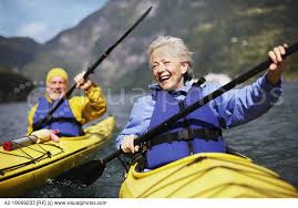 seniors kayaking
